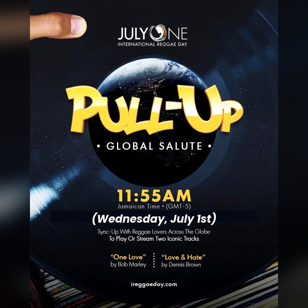 International Reggae Day Pull Up campaign collateral
