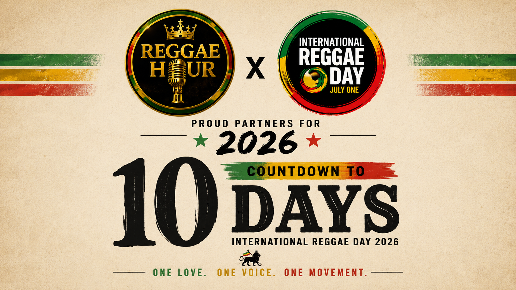 International Reggae Day 2026 countdown playlist artwork