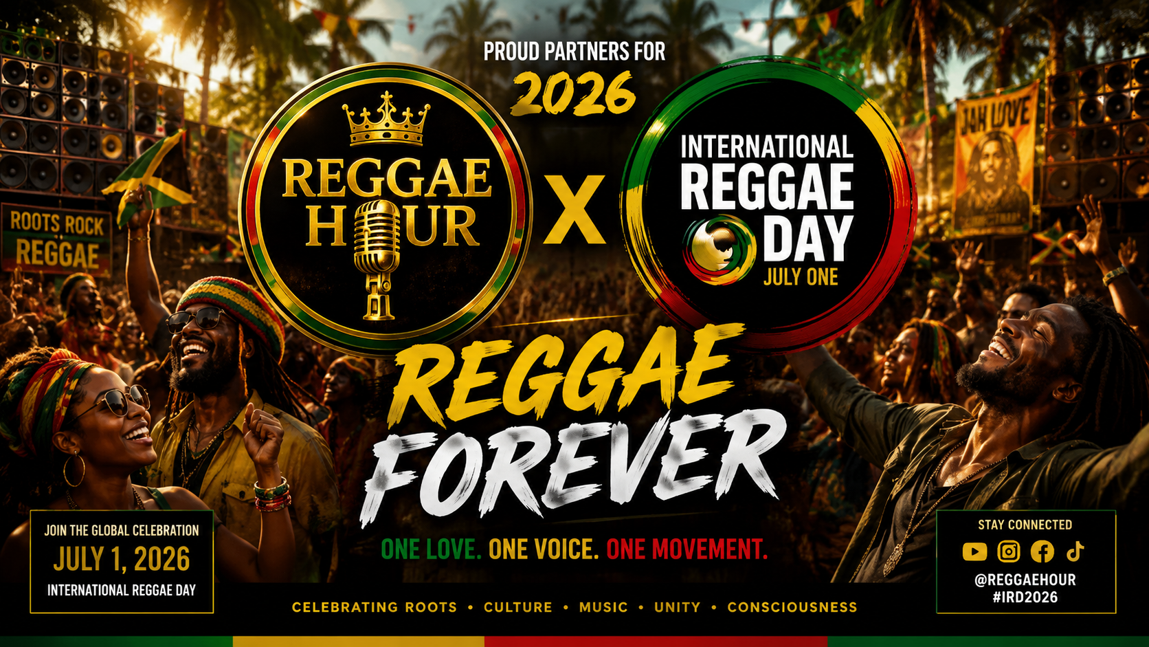 International Reggae Day 2026 Day 1 campaign hero artwork