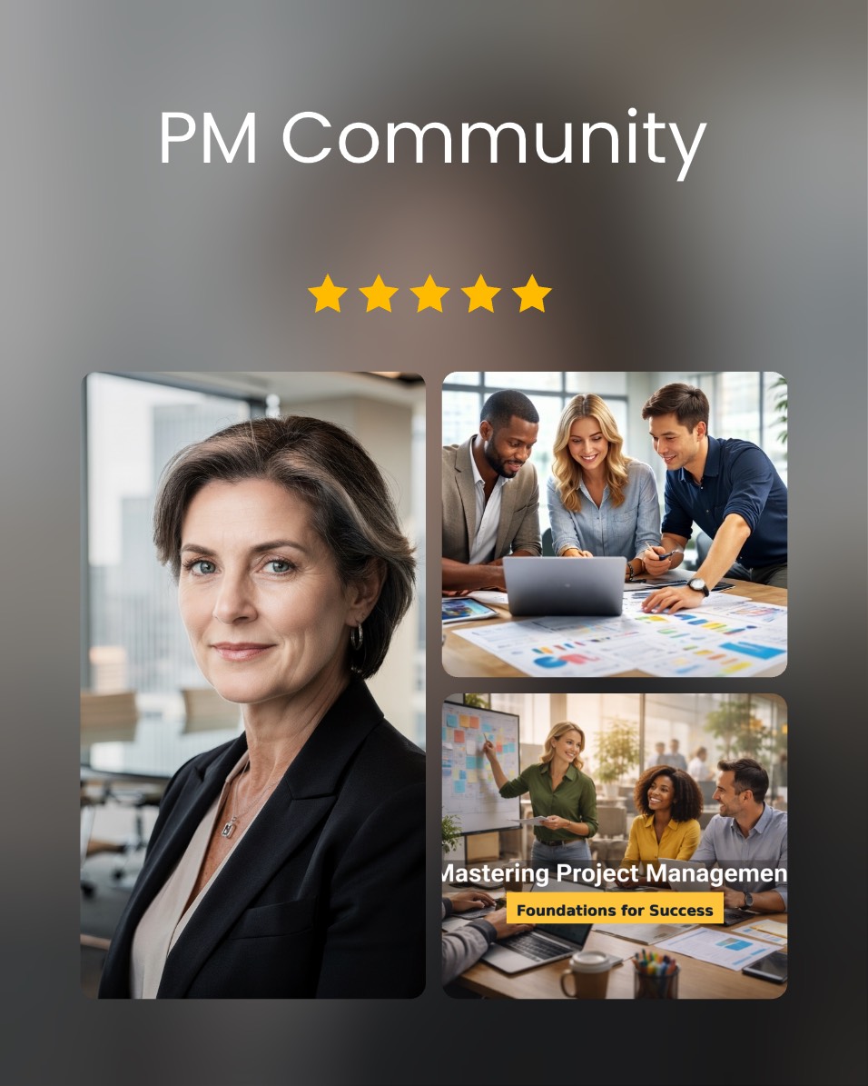 Project Management Community - For aspiring and established PMs to share and GROW!